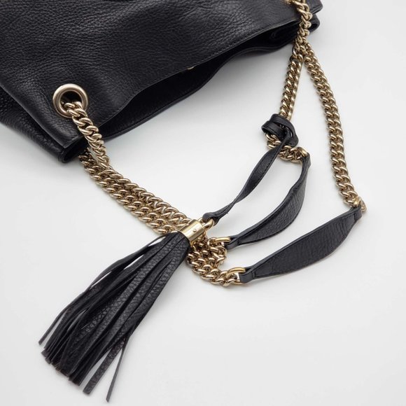 100% Authentic Gucci GG Soho on Chain Medium Shoulder Bag - Picture 6 of 16